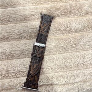Brown Louis Vuitton Apple Watch Band